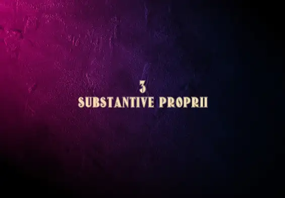 3 substantive proprii