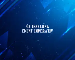ce inseamna enunt imperativ