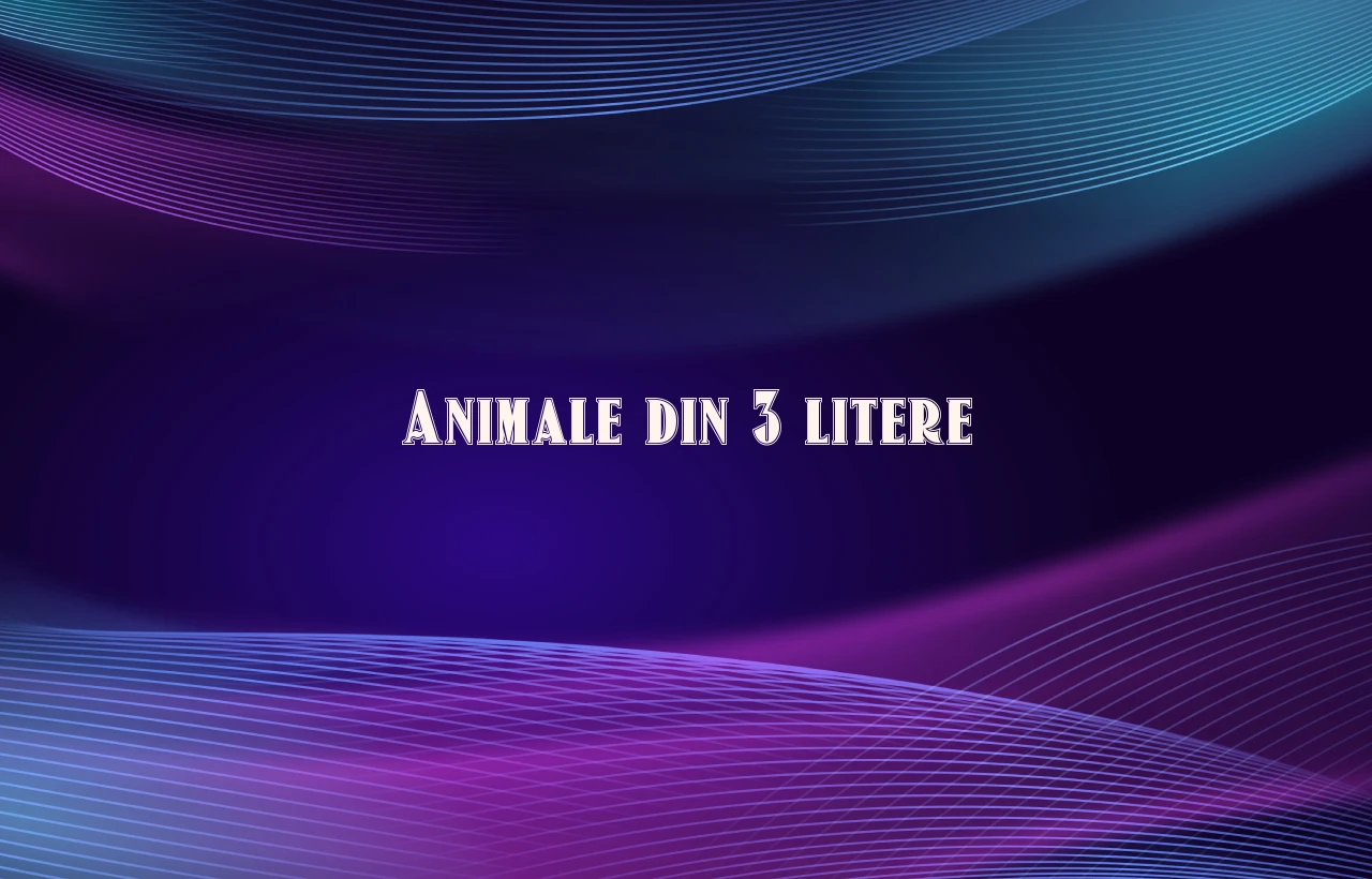 animale din 3 litere
