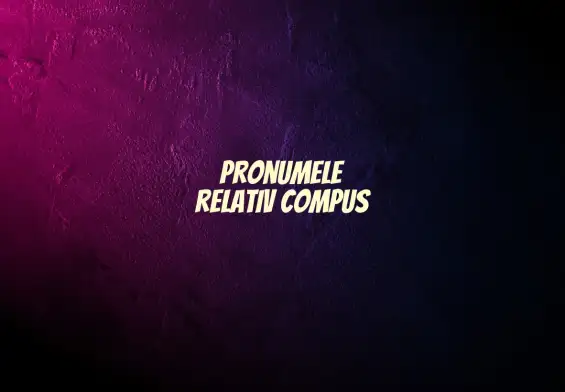 pronume relativ compus