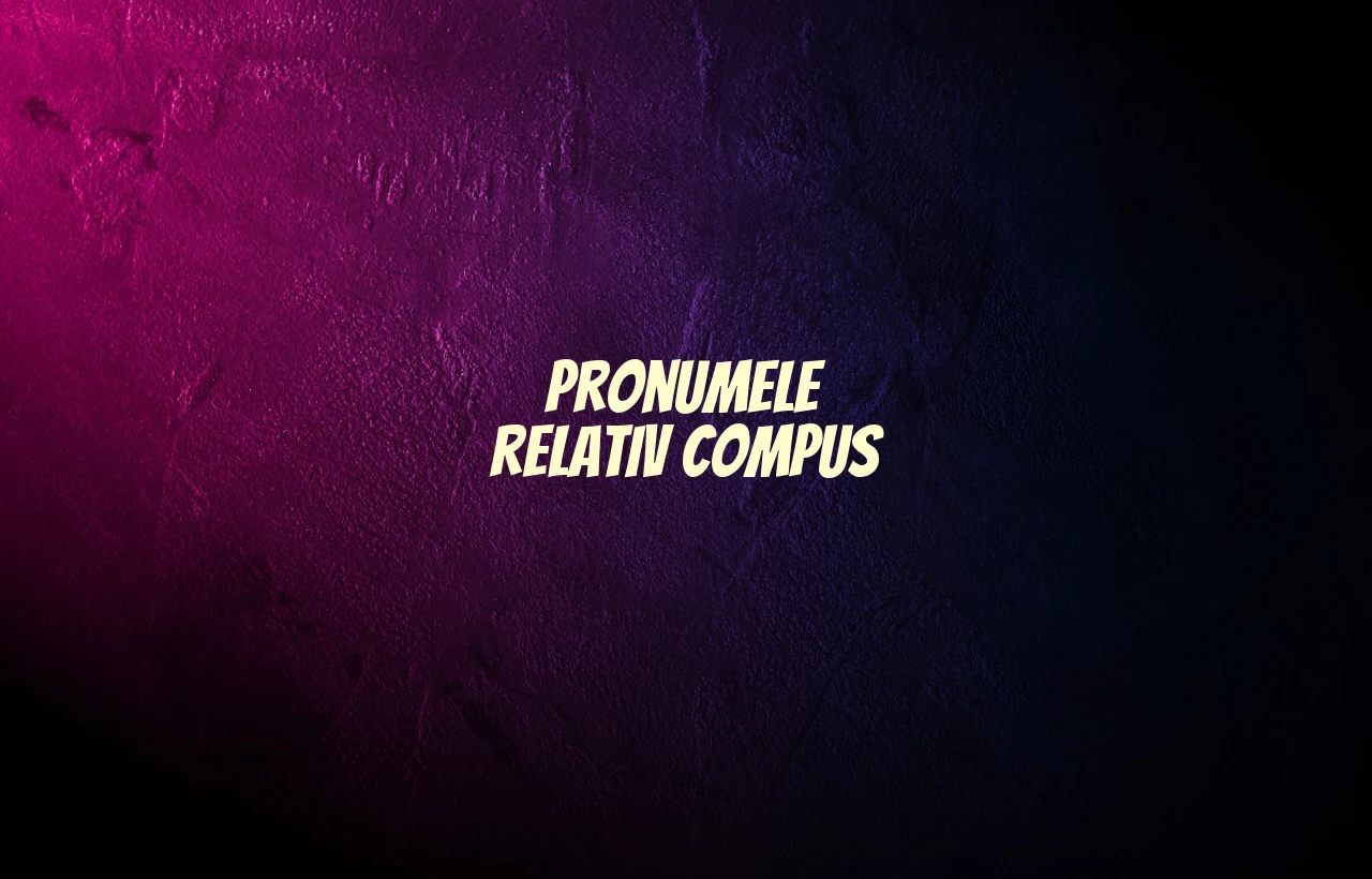 pronume relativ compus