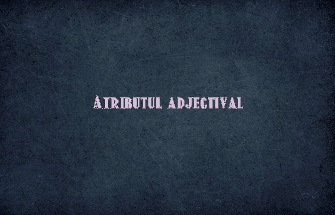 atribut adjectival