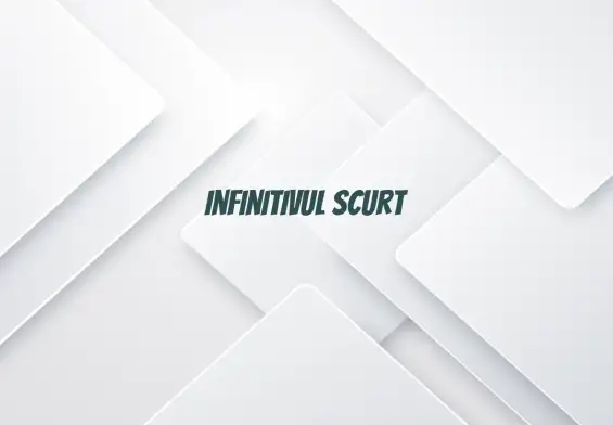 infinitiv scurt