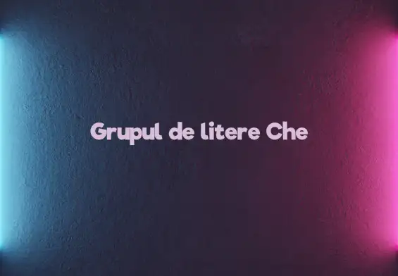 grupul de litere che